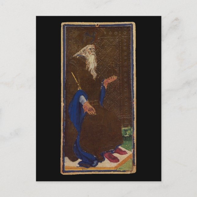 Emperor Tarot Card Vykort (Framsida)