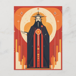 Emperor Tarot Card Vykort