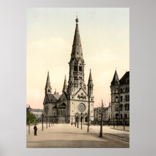 Emperor Wilhelms Memorial Church, Berlin, Tyskland Poster