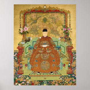 Emperor Zhe (Artist Unknown) efter 1620 Poster