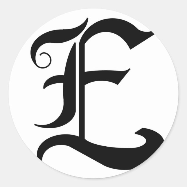 Empire Anpassningsbar Stickers Runt Klistermärke (Framsida)