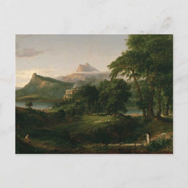 Empire: Arcadian av Thomas Cole  Vykort (Framsida)