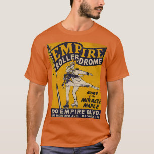 Empire Brooklyn Roller Rink Vintage Defunect Skati T Shirt