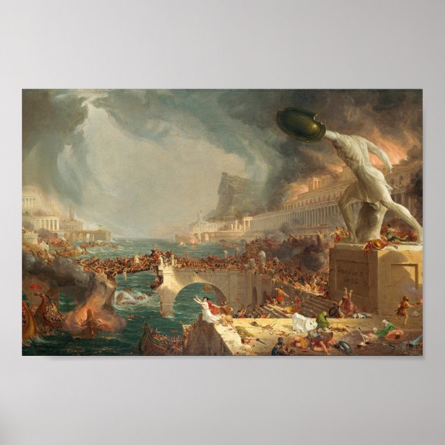 Empire - Destruction (Cole 1836) Poster (Framsidan)