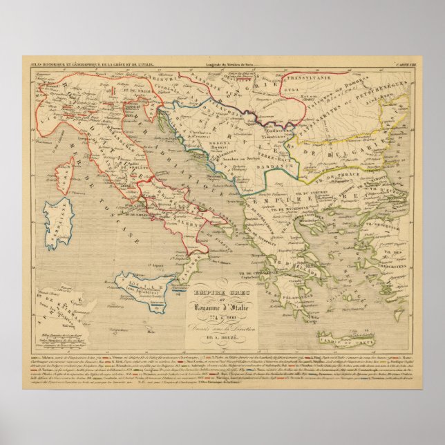 Empire Grec et Royaume d'Italie 774 a 900 Poster (Framsidan)