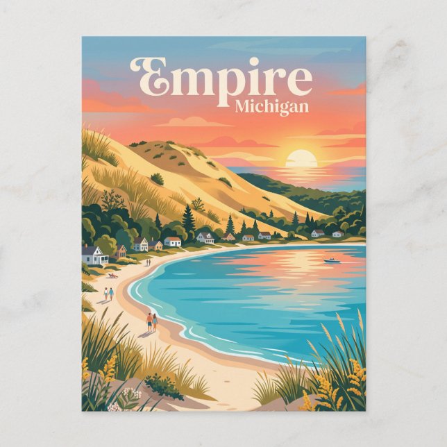 Empire, Michigan Vykort (Framsida)