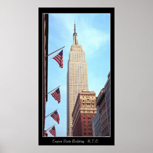 Empire state Bldg. Poster