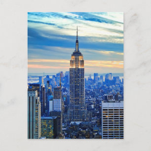 Empire State Building, Manhattan, New York City Vykort