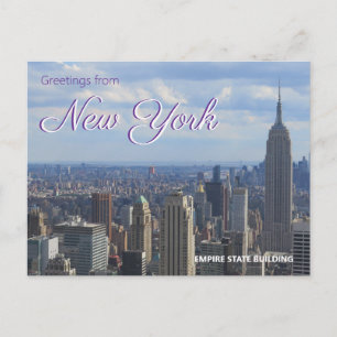 Empire State Building New York City Vykort