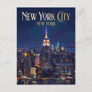 Empire State Building USA Vykort
