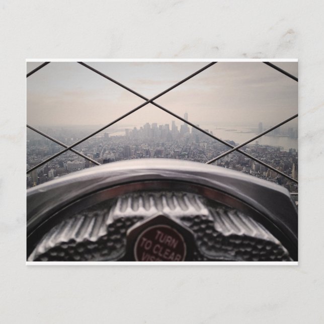 empire state building vykort (Framsida)