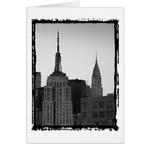 Empire state Byggande foto Hälsningskort