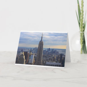 Empire state Byggande NYC, NY Kort