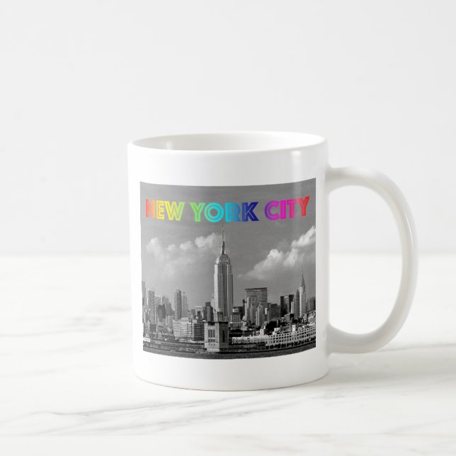 Empire state Byggande NYC USA - Pro Photo Kaffemugg (Höger)