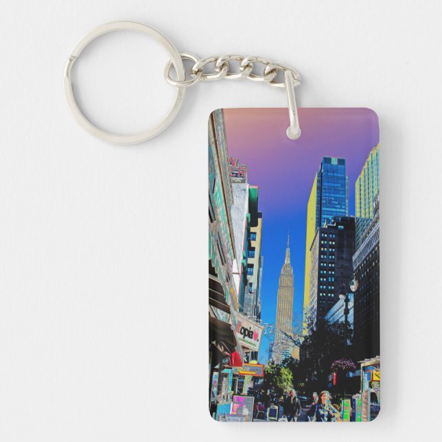 Empire State Bygger från 42:a St New York Poster (Framsidan)