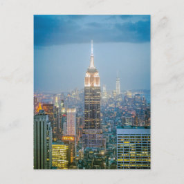Empire state Bygger i New York City Vykort