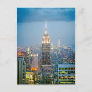 Empire state Bygger i New York City Vykort