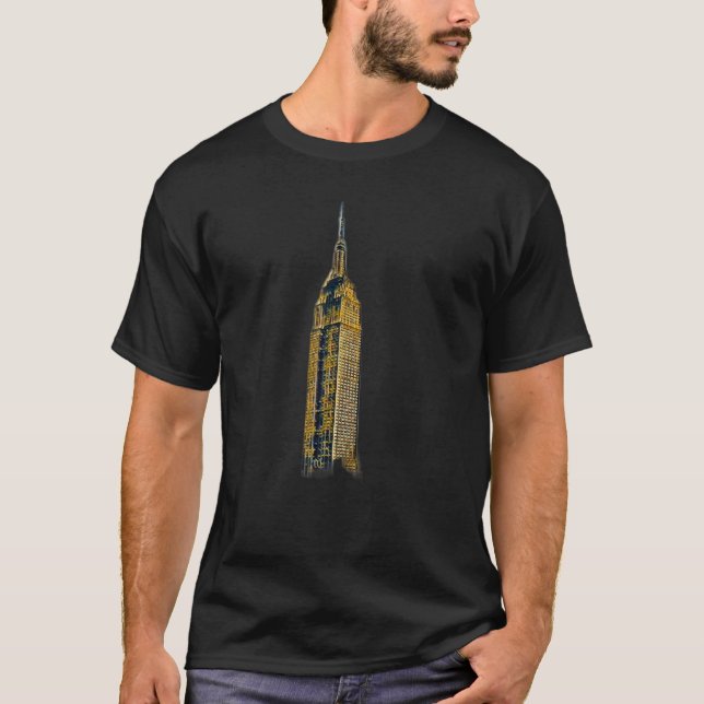 Empire state Bygger New York 5 T Shirt (Framsida)