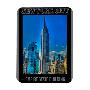 Empire state Bygger New York City Vintage Magnet