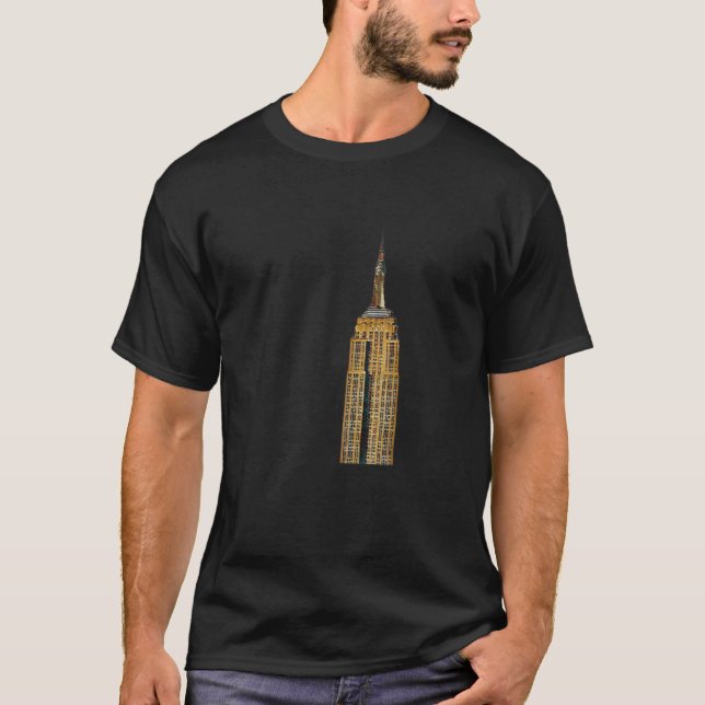 Empire state Bygger New York T Shirt (Framsida)