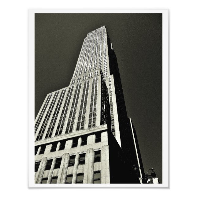 Empire state Byggnad Fototryck (Framsidan)