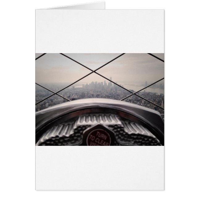 empire state byggnad hälsningskort (Framsidan)