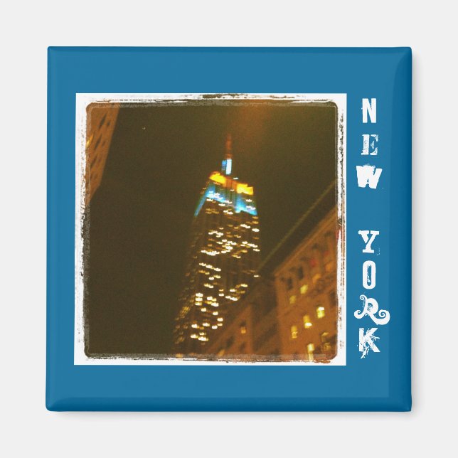 Empire state Byggnad Magnet (Framsidan)