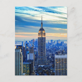 empire state Byggnad, Manhattan, New York City Vykort