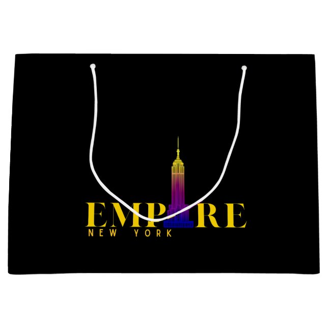 Empire state Byggnad-New York-Vibrant Guld (Framsidan)