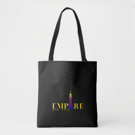Empire state Byggnad-New York-Vibrant Guld Tygkasse