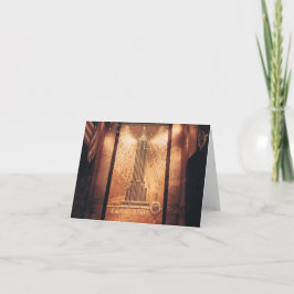 Empire state Byggnad Note Card Kort