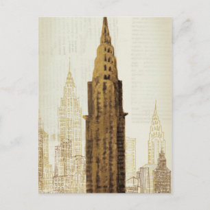 EMPIRE STATE BYGGNAD NYC VYKORT