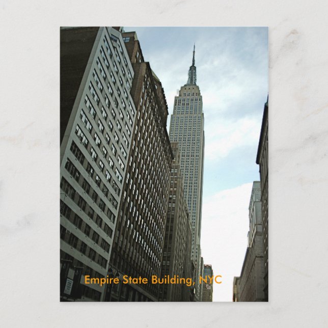 Empire state Byggnad, NYC Vykort (Framsida)