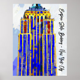Empire state Byggnad Poster