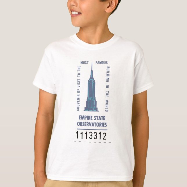 EMPIRE STATE BYGGNAD T SHIRT (Framsida)