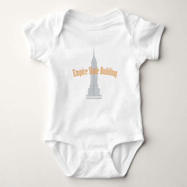 empire state Byggnad T Shirt (Framsida)