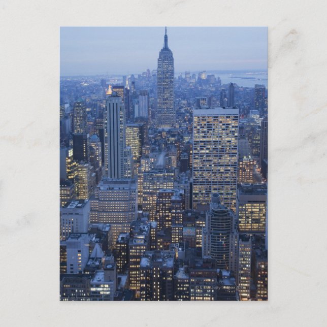Empire state Byggnad Vykort (Framsida)