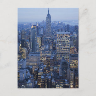 Empire state Byggnad Vykort