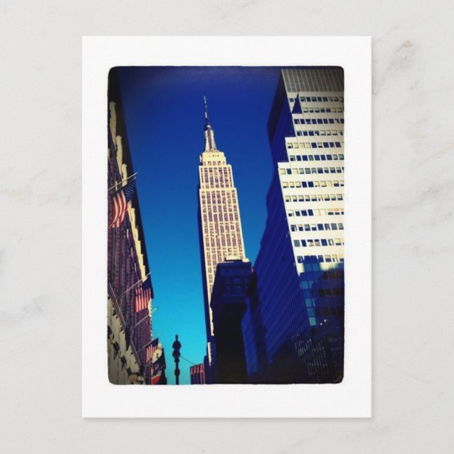 Empire state Byggnad Vykort (Framsida)