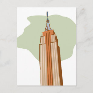empire state Byggnad Vykort