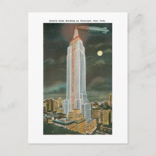 Empire state Byggnad Vykort