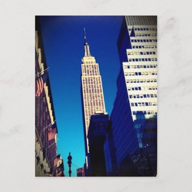 empire state Byggnad Vykort (Framsida)