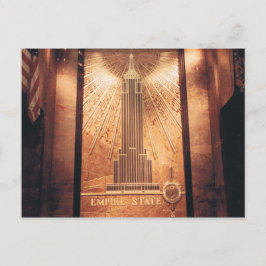 Empire state-Byggnad-vykort Vykort