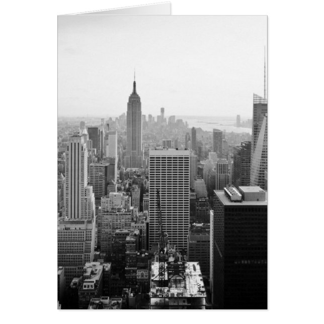 Empire state Byggnads Manhattan Hälsningskort (Framsidan)