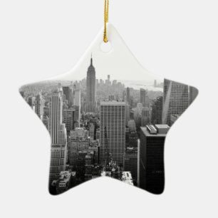 Empire state Byggnads Manhattan Julgransprydnad Keramik