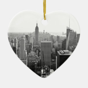 Empire state Byggnads Manhattan Julgransprydnad Keramik