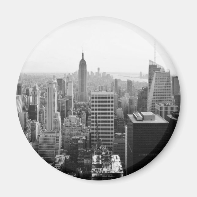 Empire state Byggnads Manhattan Magnet (Framsidan)