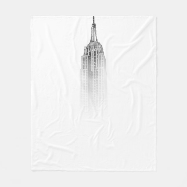 EMPIRE STATE BYGGNADS SKETCH FLEECEFILT (Framsidan)