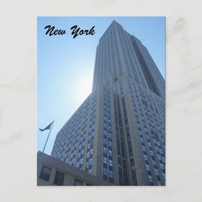 empire state glöd vykort (Framsida)