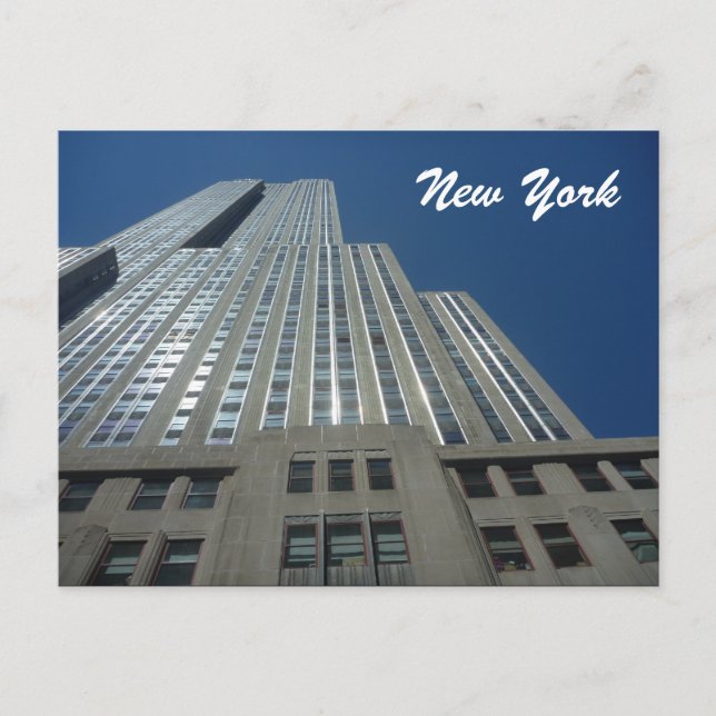 empire state high ny vykort (Framsida)